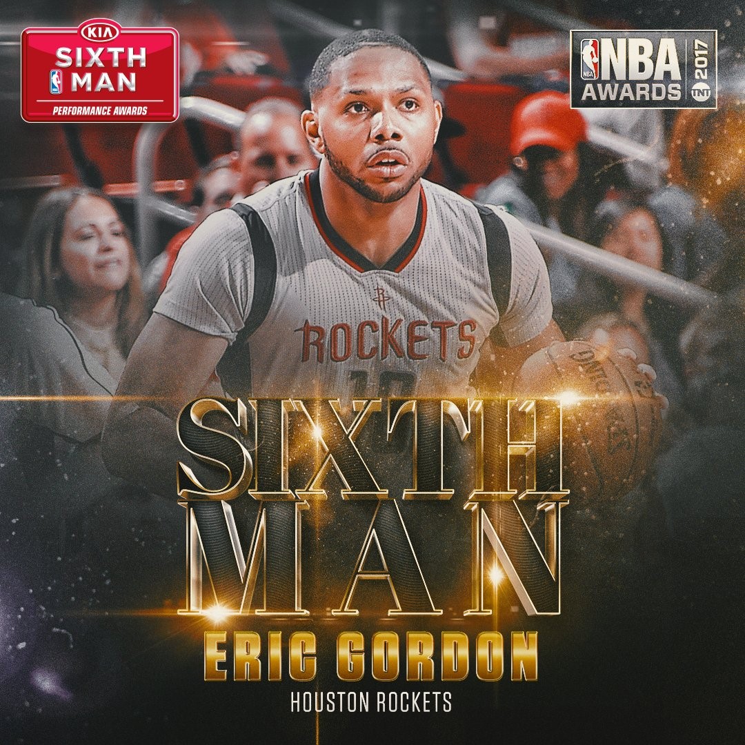 NBA Sixth Man Of The Year Award รางวัลแด่ผู้เล่นคนที่ 6 ในเอ็นบีเอ